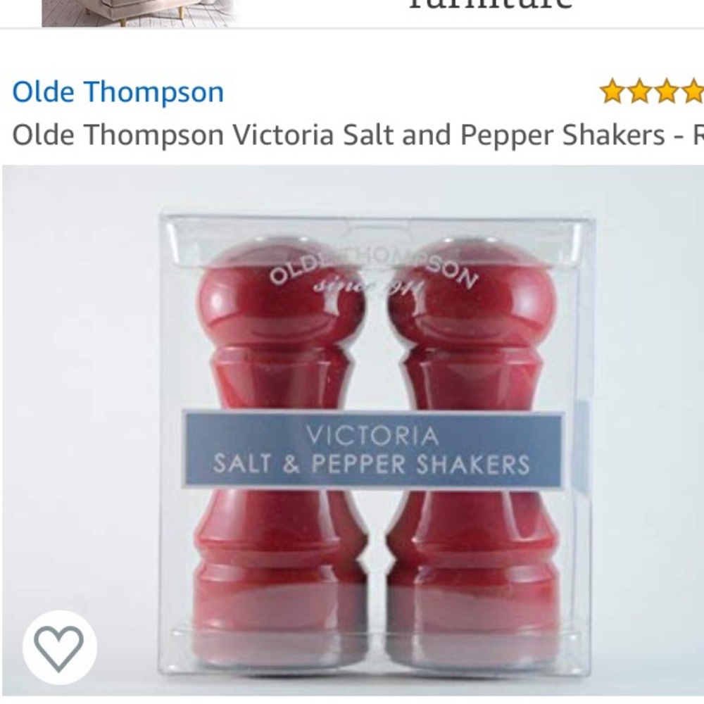 Olde Thompson Victoria Salt & Pepper Shaker